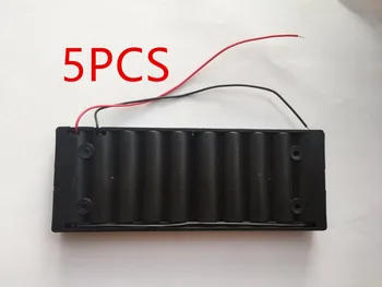 5PCS/lot Baterie Carcasa din Plastic 10*AA Corpul Power Bank DIY De Partea de Plastic Transparent Cutie Cu cablu Pentru Baterie AA